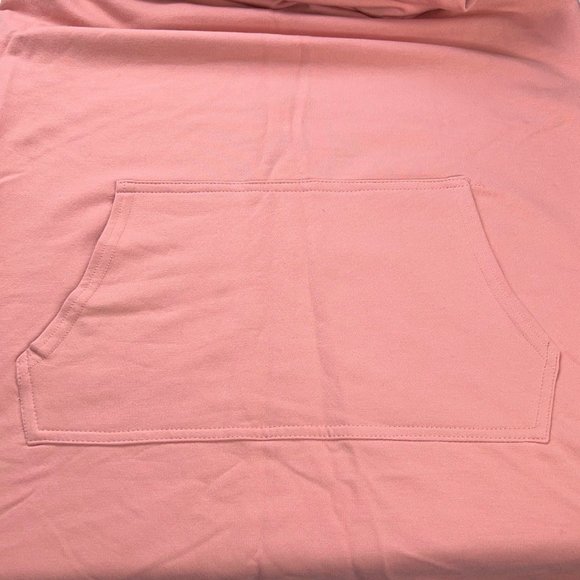 Skatie Womens Miley Hoodie Dress Pink Pockets Drawstring Long Sleeve XS New - Picture 5 of 11